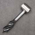 Miniatyrbillede 5 af 5: Udendørs overlevelsesværktøj Scotch Eye træorm auger bor bit rustfrit stål manuel auger hulfremstiller til camping bushcrafting rygsækrejse
