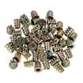 Miniatyrbillede 1 af 5: 50 stk. M5 10mm Zink Legering Hexagon Hoved Gevindmøtrikker til Træindsæt