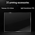 Miniatyrbillede 2 af 5: 3 stk. Serie 140X200Mm Sla / LCD FEP Film Tykkelse til DLP 3D Printer Fotonisk Resin 0,15-0,2Mm
