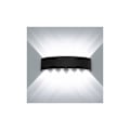 Miniatyrbillede 1 af 3: 12W LED Indendørs Vægskinne Sort Moderne Vægslampe, Vandafvisende Udendørs Vægskinne i Aluminium, Op og Ned Spotlys til Stue Soveværelse Gang