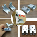 Miniatyrbillede 2 af 5: Selvlåsende Foldbare Benstøtter, Foldbart Arbejdsbord, Foldbart Køkkenbord (4 Sølv)