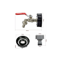 Miniatyrbillede 2 af 5: 1000L Tankhane Vandhane Regnvand Opsamler IBC Tank Adapter 1/2 Gevindforbindelse PP Messing Tankdæksel Adapter Grov Gevind 60MM Have Slangeforbindelser