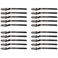 Miniatyrbild 3 av 5: 20 st T119BO Assorterade 12 tänder per tum T-skaft Scroll Jig Sågblad Set för Precisionssågning Trä