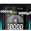 Miniatyrbild 5 av 5: Intelligent Anti-burn Digital Multimeter AC DC Ström Spänning Temperatur Kapacitans Auto Range Ohm NCV Multimetrar Testare