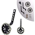 Miniatyrbilde 4 av 5: Treningshjul Flash Mute Hjul Stabilisator Monteringssett Kompatibelt for 12 14 16 18 20 Tommers Sykler, Svart