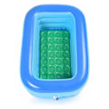 Miniatyrbilde 5 av 5: Oppblåsbar babybasseng Liten barnebassenget PVC sammenleggbar 120 x 70 x 35 cm