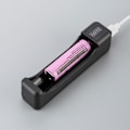 Miniatyrbillede 4 af 5: 18650-oplader med Type C-kabel 4.2V lithiumbatteri Smart-oplader til 14500 26650 18650-batteri, 4 slots
