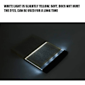 Pikkukuva 2 / 5: LED-kirjanvalaisin, Kirjanlukulamppu, Litteä Kirjanvalaisin, 14.2 x 17.5cm