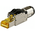 Miniatyrbillede 2 af 5: 4 stk. Cat8 Industrielt Ethernet Stik RJ45 Afskærmet Felt Stikværktøj