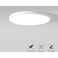 Miniatyrbillede 4 af 5: Flad LED Loftlampe, 28w 2500lm Rund Loftlampe 6000k Kold Hvid, Ultra Tynd Loftlampe til Stue, Badeværelse, Køkken, Balkon, Badeværelse