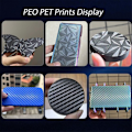 Miniatyrbillede 1 af 4: PEO PET Byggeplade til Bambu-Lab X1/X1C/X1E/P1P/P1S/A1 3D-printer, + 257 X mm Fiber