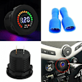 Miniatyrbillede 4 af 5: Voltmeter, 12V Motorcykel Bil LED Digital Display Voltmeter Spænding Vandafvisende Voltmeter Måler Digital Display Sort Bil Batteri Spændingsmåler Monit