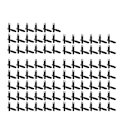 Miniatyrbillede 2 af 5: 180 stk. Pile Spidser til Buejagt ID 6,2 mm Nocks Indsæt Hale til DIY Jagt Skydning Compound Recurve Bue