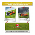 Miniatyrbilde 2 av 5: Premium rustfrie stål piggsko til Worx Landroid gressklipper modell S/M Tykkelse 2mm, Forbedret trekkraft - Polert avgrading - Hjuldiameter: 205mm