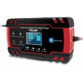 Miniatyrbillede 1 af 5: 8A Bilbatterioplader 12V/24V Bilbatterioplader Fuldautomatisk Intelligent Vedligeholdelsesoplader med LCD-display Flere Beskyttelser til Bilbatteri