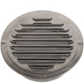 Miniatyrbillede 1 af 5: Ventilationskanal Dæksel, 304 Rustfrit Stål Luftventilation Dæksel Rundt Udstødningskanal Grillhætte til Køkken Soveværelse Badeværelse Kontor Ventilationssystem