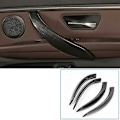 Pikkukuva 4 / 5: Hiilikuituinen sisäovenkahvan peitelista BMW 3-sarjan F30 F31 2013-2017 GT F34 14-17 & 4-sarjan