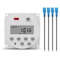 1 Sekunders Intervall 12V LCD Timer Switch Digital 7 Dagar Veckovis Programmerbar Tidrelä Programmerare CN101S