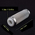 Miniatyrbillede 3 af 5: Akvarie eksternt filterfilterbeskyttelse akvariebeskyttende dæksel rustfrit stål filter akvariefilterbeskyttelsesnet 12mm 2 stk, Sunny