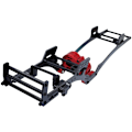 Pikkukuva 4 / 5: 2 kpl universaalia metallipuskuria 1/10 RC Crawler TRX4 SCX10 II 90046 90047 päivitykseen, musta ja hopea