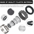 Miniatyrbilde 3 av 5: 4PCS Svømmebasseng Slange Adapter, Svømmebasseng Adapter, Adapter for Intex Svømmebasseng, Svømmebasseng Slange Adapter, Pumpe Slange Adapter, Tilkobling f