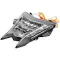 Miniatyrbilde 2 av 5: Led Baklykt Bremslys Bak Indikatorlampe Blinklys For S1000R Hp4 S1000Rr 2010-2016 Svart