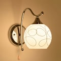 Miniatyrbillede 2 af 5: Moderne LED-krystalvæglampe, ganglampe, soveværelseslampe, veranda-belysningsarmatur, et hoved med afbryder