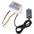Miniatyrbillede 3 af 5: XH-W3005 Digital Hygrostat Switch Controller Luftfugtighedssensor 0 99% RH 220V