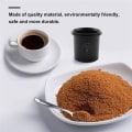 Miniatyrbilde 5 av 5: Kaffe Doseringskopp Sniffing Kopp Kaffe Pulver Dispenser Kaffe Dispenser for Kjøkken Tilbehør Kaffe Tamper, 58MM Svart