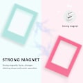 Miniatyrbilde 4 av 5: Magnetiske fotorammer, miniforammer, 10 stk. fargerike 3 tommers skiftbare kombinasjonskreative minipolaroid DIY-fotorammer-