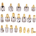 Miniatyrbillede 1 af 5: SMA til SMA BNC N F UHF Type Connector Kits RF Adapter 20 Type, SMA Hun til F Han, SMA Hun til F Hun