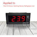 Miniatyrbild 2 av 5: Verktyg Termometer ZFX-900 Inbyggd Temperaturindikator Smart Digital Temperaturdisplaypanel för Kylskåp Frys Kylrum, Svart-