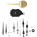 Miniatyrbillede 1 af 5: Kvarts Pendul Urværk Mekanisme DIY Kit med 3 Par Forskellige Visere til Vægur Reparation Dele Udskiftning