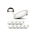 Miniatyrbillede 1 af 5: WIWON 10x3W Ø85mm Kold Hvid Led Loftlampe Energibesparende Panellampe Indbyggede Downlights Indbyggede Lampe til Hall Stue Soveværelse Børneværelse