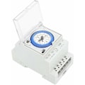 Miniatyrbilde 3 av 5: – Analog timer med synkronmotor og daglig program, timer, 36VAC/DC