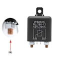 Miniatyrbillede 3 af 5: Batteri Isolator Relæ 12V 4 Pin WM686 Bil Start Relæ Til/Fra Afbryder Normalt Åben Relæ RL/280 200A