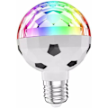Miniatyrbillede 1 af 5: Fodboldscener Lys E26/ E27 Pære Disco Party Dekorationer Farverige Strobe Lys