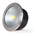 Miniatyrbillede 1 af 5: 15W LED Rund Udendørs Forsænket Begravet Rustfri Lampe Rustfrit Stål Underjordisk Lys Vandafvisende Hærdet Glas Spotlight Havegulv Brøndlys