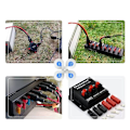 Miniatyrbild 3 av 5: 15A Power Connector Assortment Kit Disconnect Terminals Modular Battery Connector 16-20AWG