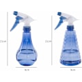 Miniatyrbild 3 av 5: 2 st tomma sprayflaskor, 500 ml fin plast påfyllningsbar tom sprayflaska, transparenta sprayburkar, för frisör, växt, frisörsalong, Cooki