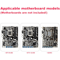 Miniatyrbilde 3 av 5: Beskyttelsesplate for I/O for B250C B75 12USB B75 8USB Mining Motherboard Io Baffle Chassis Bracket