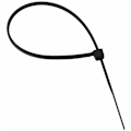 Miniatyrbillede 1 af 5: Netværk Nylon Kabel Zip Tie Snor 2X150Mm 500 Stk Sort