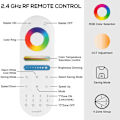 Miniatyrbillede 2 af 5: LM091 4-Zoners 2.4G RF Fjernbetjening Kompatibel med RGBW CCT RGB LED Dimmer Controller Touch Screen 4 Kanaler