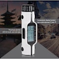 Miniatyrbillede 2 af 5: Digital LED Rejselygte med Tidszoner, til Rejser - med Termometer og Baggrundsbelyst Display