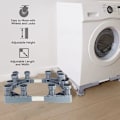 Miniatyrbilde 4 av 5: Vaskemaskin Stativ Universal Mobil Base for Kjøleskap Justerbar Mobil Base Anti-Vibrasjon for Tørketrommel Kjøleskap