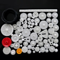 Miniatyrbilde 4 av 5: 81 deler serie plastgirpose DIY håndverk modellfremstilling girstativ retardasjon 0,5 modul