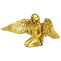 Miniatyrbillede 1 af 5: 3D Statue Dekoration Knælende Kappe Statue Uafhængig Skulptur Guld