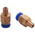 Miniatyrbillede 2 af 5: 5 Meter PTFE Bowden Rør med 4 stk. PC4-M6 Hot End Tilbehør 3D Printer Filament 1.75mm