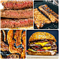 Miniatyrbillede 5 af 5: Smash Burger Presse til Grillplade, Hamburger Presse Patty Maker, Rustfrit Stål Kød Flattening Tool, Burger Smasher til Madlavning