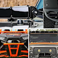 Miniatyrbilde 5 av 5: 20 tommers beskyttende svart linsedeksel for LED-lysstang, lastebil, terrengkjøring, 4WD, SUV, ATV